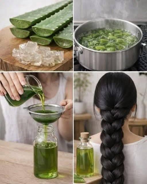 Cum se face ulei de aloe vera pentru o creștere mai rapidă a părului și pentru a opri căderea părului..