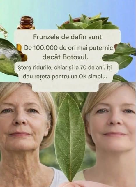 🍃 Ser Natural cu Foi de Dafin: Rețeta Simplă pentru Netezirea Ridurilor și Întinerirea Tenului!