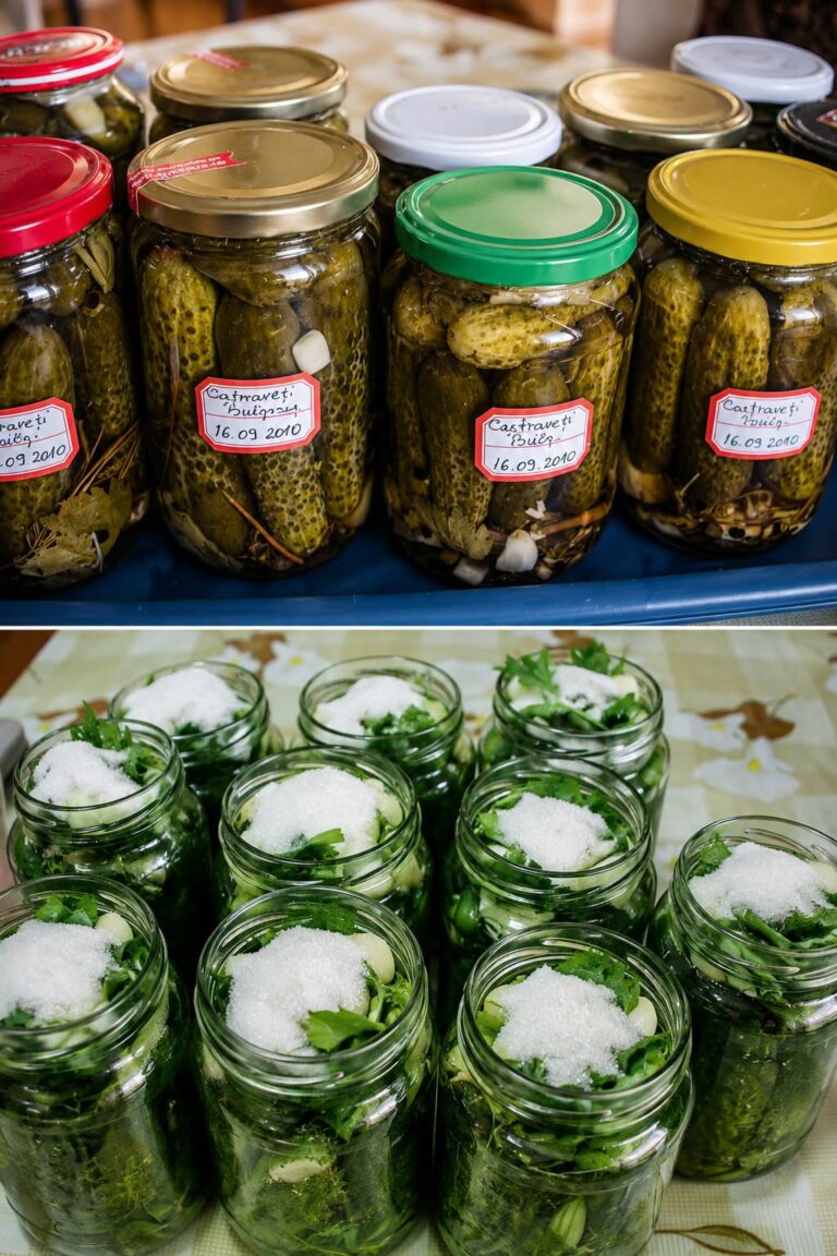 Castraveti murati (bulgaresti)
