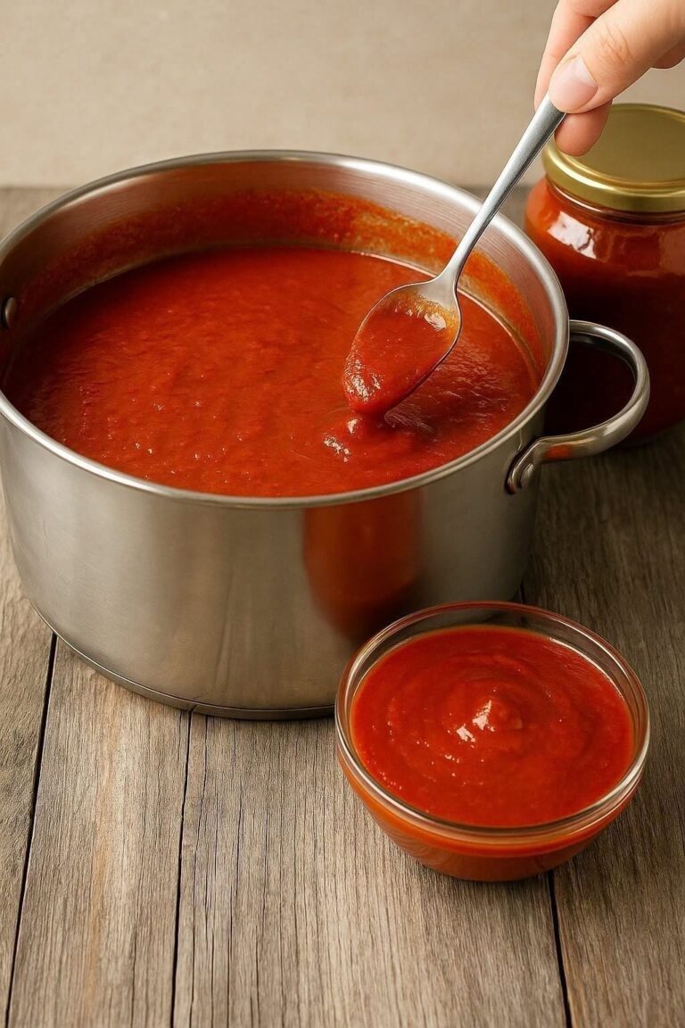 Nu mai ai nevoie de ketchup din magazin plin de aditivi, pentru că îți poți face un ketchup 100% natural, sănătos și aromat, perfect pentru iarnă