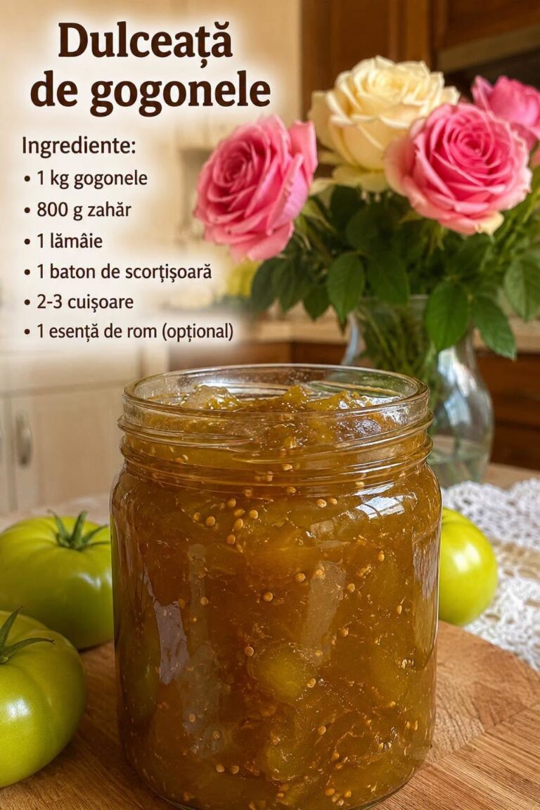 DULCEAȚĂ DE GOGONELE – o rețetă veche