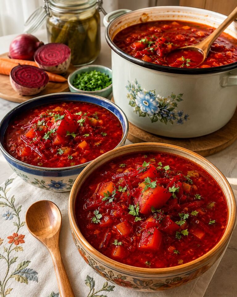 Borș de sfeclă fără carne 🥣 Se face simplu