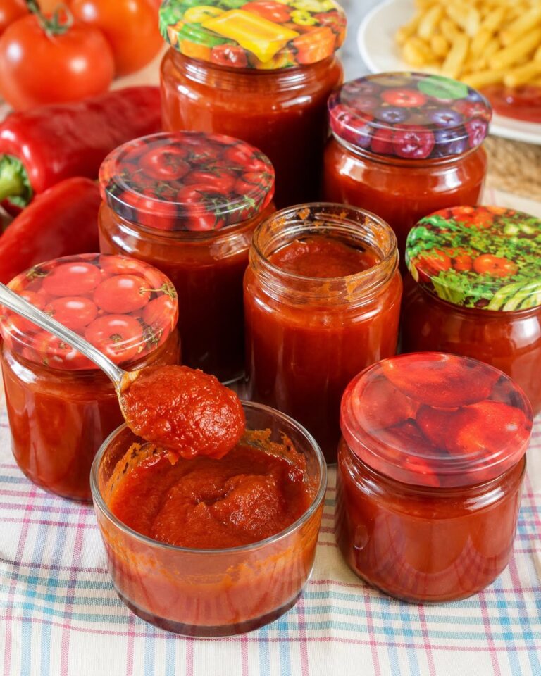 Ketchup de casă pentru iarnă 🍅🌶️ Se face din roșii cărnoase și mere