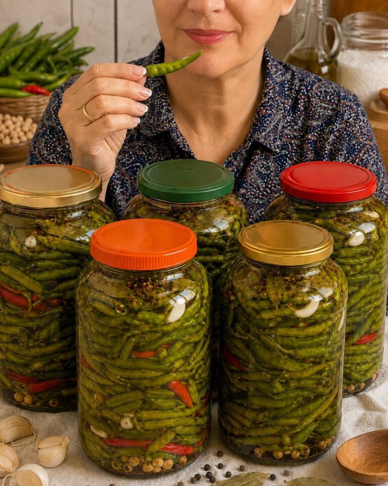Ardei iuți murați la borcan 🌶️🫙