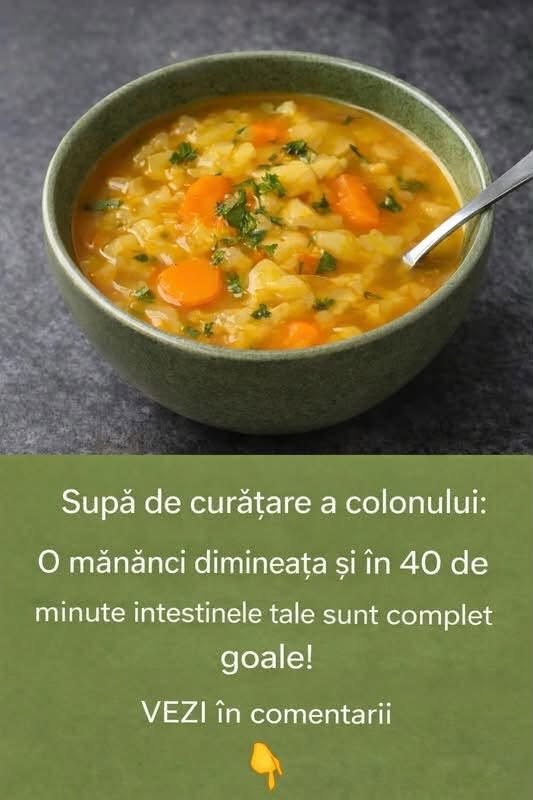 Supă pentru stimularea tranzitului intestinal: rețetă și beneficii