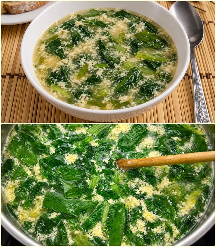Ciorba de salata verde cu zdrente