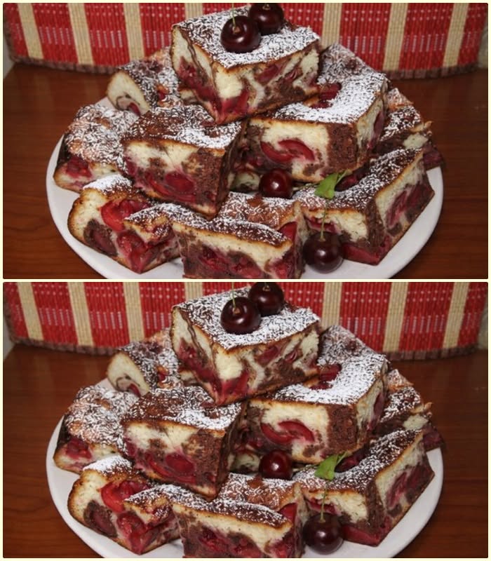 Desert prajitura cu visine