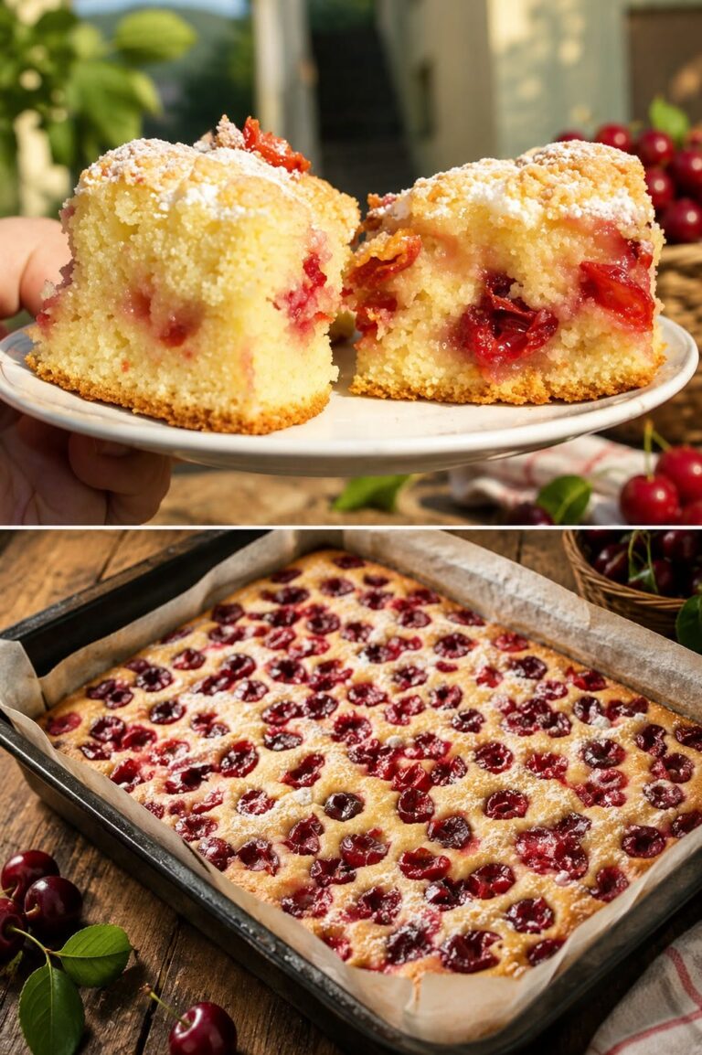 Prajitura delicioasa cu visine