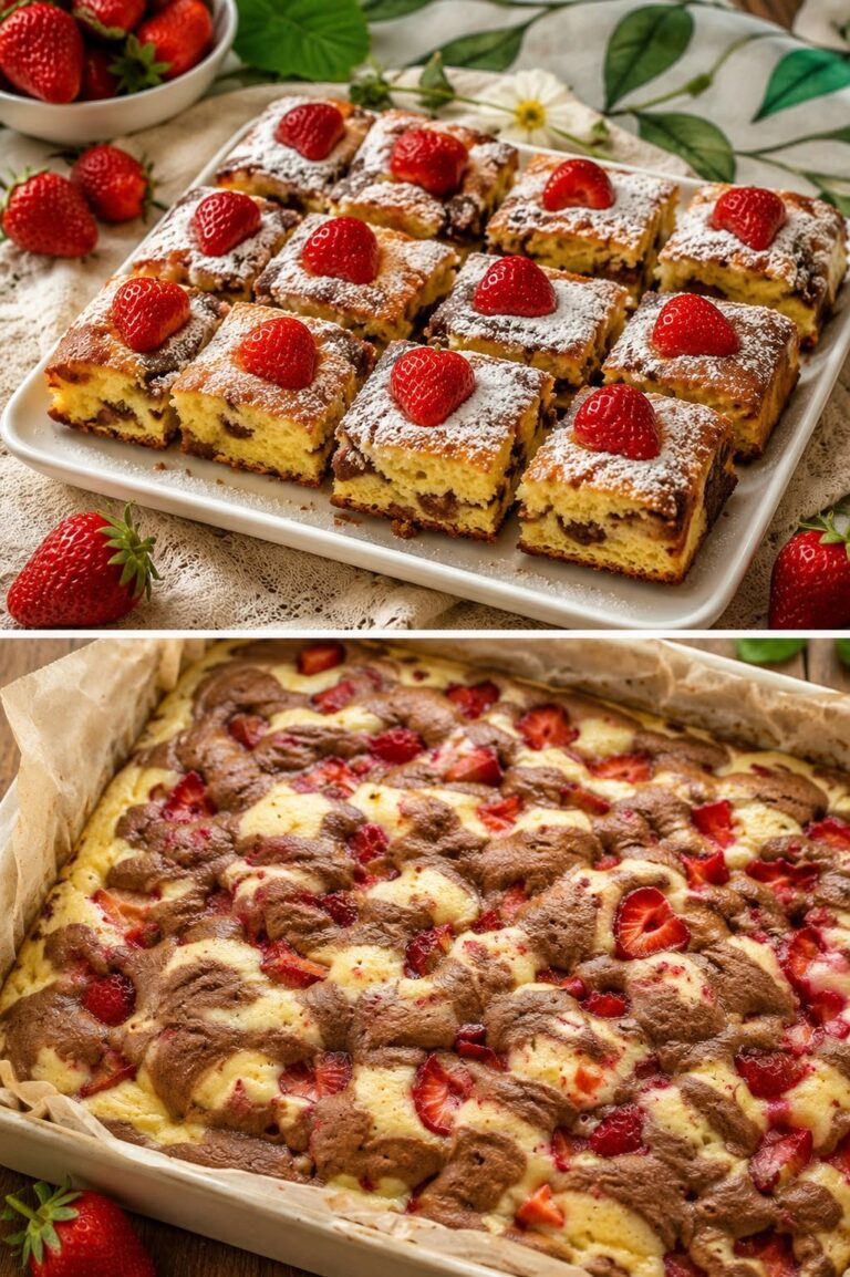 Pandispan cu capsuni si cacao