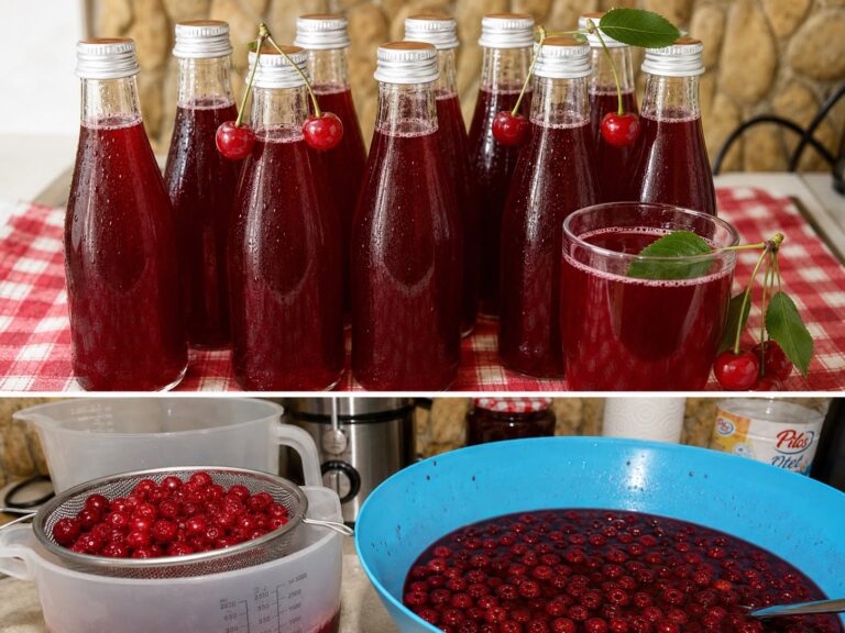 Sirop de visine la rece