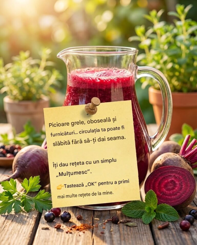 🥤 Suc Terapeutic de Sfeclă Roșie cu Mere și Morcov: Rețeta Naturală pentru Circulație și Energie!