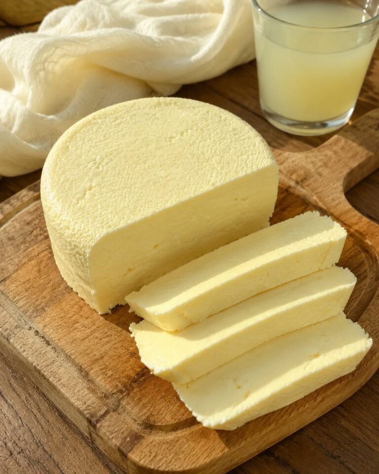 Caș pufos de casă din lapte, smântână și ouă 🥛