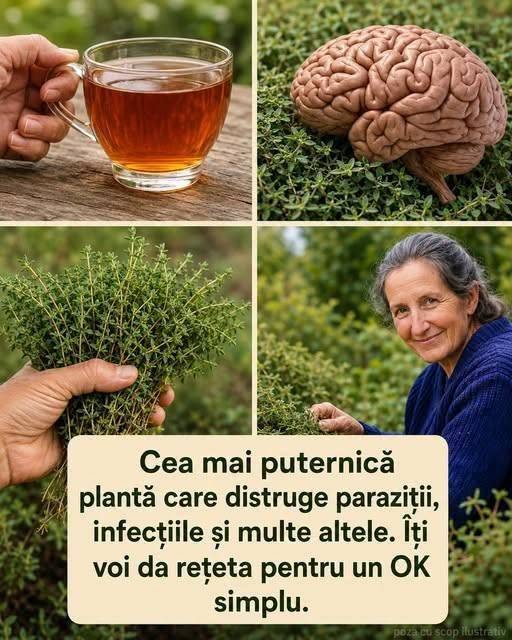 🌿 Ceai Infuzat cu Cimbru de Câmp (Cimbrișor): Rețeta Naturală și Aromată!