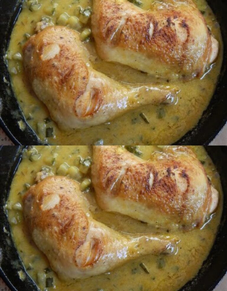 Pulpe de pui in sos de mustar si castraveti