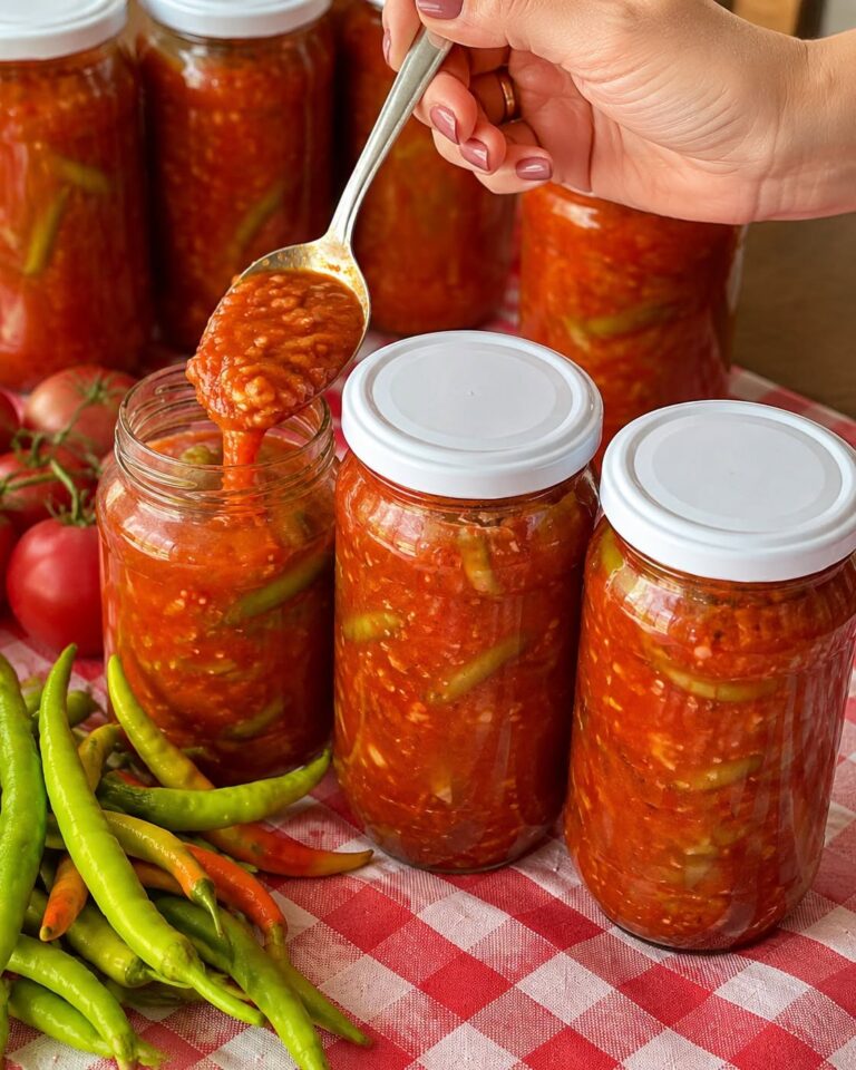 Murătură de roșii cu ardei iute lung, la borcan 🌶️ hai să-ți arăt cum o fac