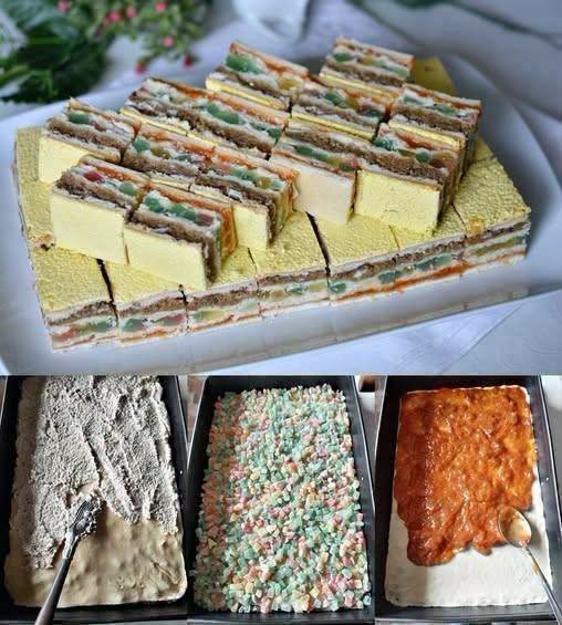 Prajitura Domino. Reteta veche cu foi si 3 umpluturi delicioase