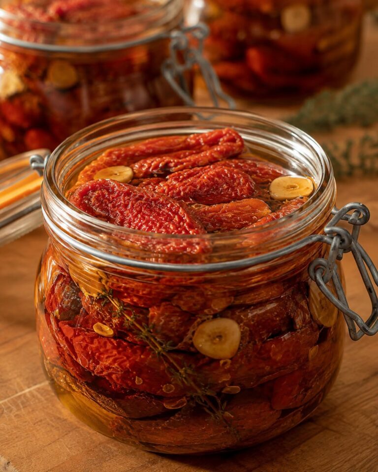 Roșii confiate în ulei de măsline 🍅 hai să-ți arăt cum le fac