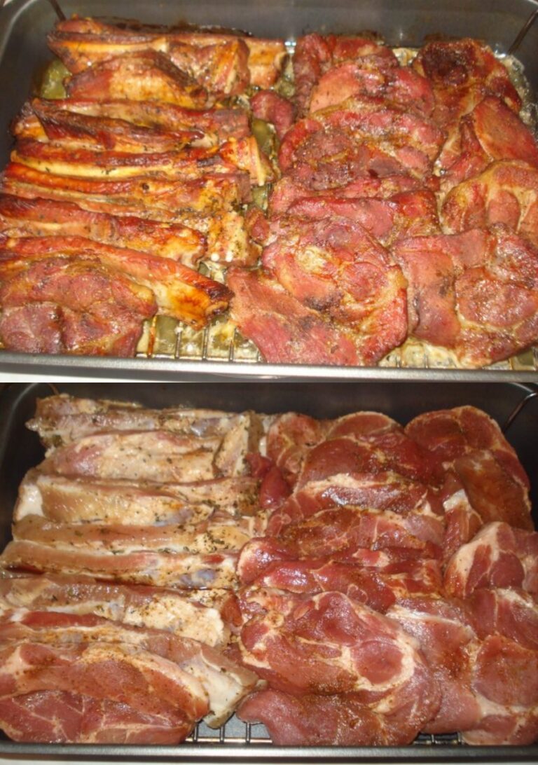 🥩 Friptură de Porc la Cuptor (Coaste și Ceafă) Fragedă și Suculentă!