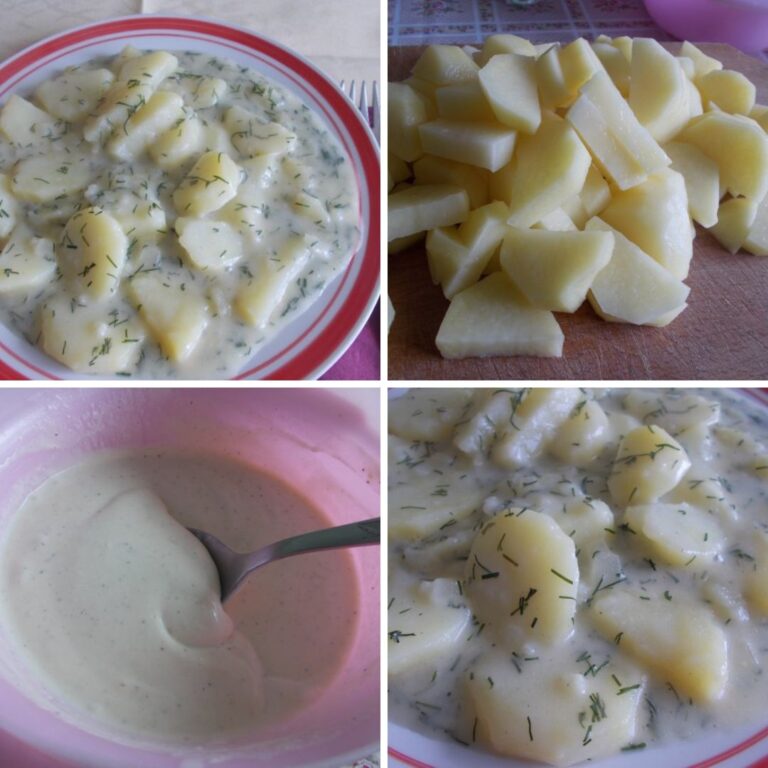 🥔 Mâncare de Cartofi cu Sos Alb de Smântână și Mărar: Rețeta Tradițională Simplă și Delicioasă!