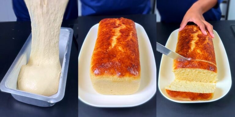 Pâine de casă fără frământare – Moale și pufoasă, extrem de gustoasă
