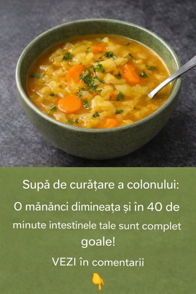 Supă pentru stimularea tranzitului intestinal