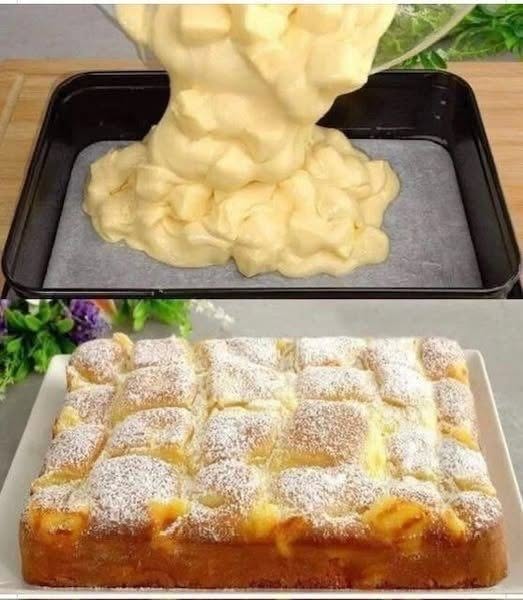 3 mere, 3 ouă, 1 pahar de lapte: această prăjitură se topește în gură! Îți dau rețeta în schimbul unui simplu OK!