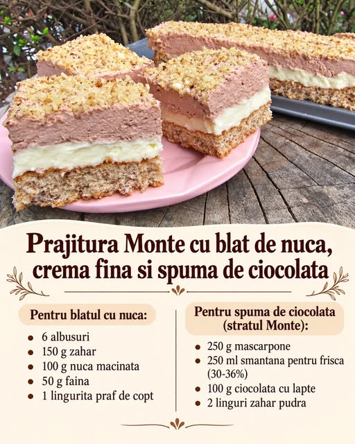 🍫 Un desert de vis cu nucă, vanilie și ciocolată! 😍 | Un răsfăț dulce, fin și irezistibil! 🍰✨