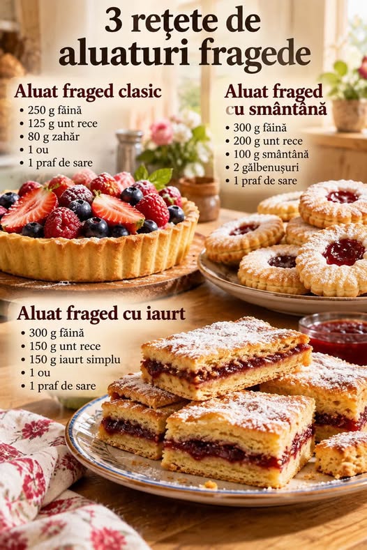 🥐😍 3 REȚETE DE ALUATURI FRAGEDE – adevărate comori pentru orice bucătărie! ❤️👩‍🍳