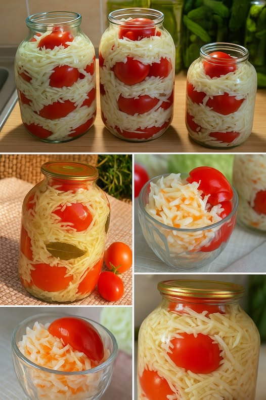 🍅🥬 Roșii cu varză pentru iarnă – gustul copilăriei și al bunătăților de la bunica! ❤️🏡