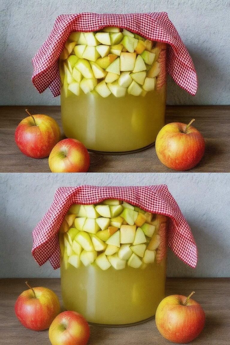🍎❤️ Pun merele în apă clocotită și economisesc bani! Așa făcea și bunica mea! 🏡✨