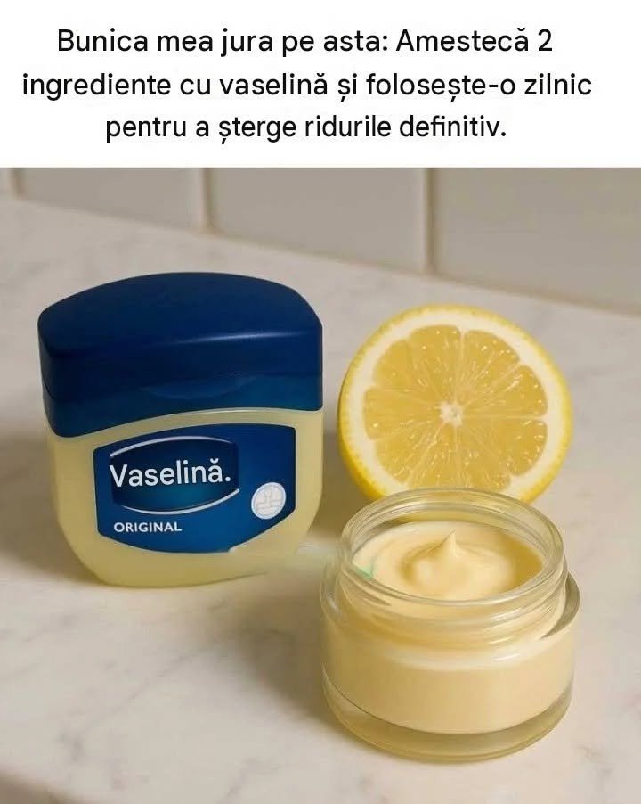 Secretele frumuseții: Amestecul cu vaselină pentru o piele tânără