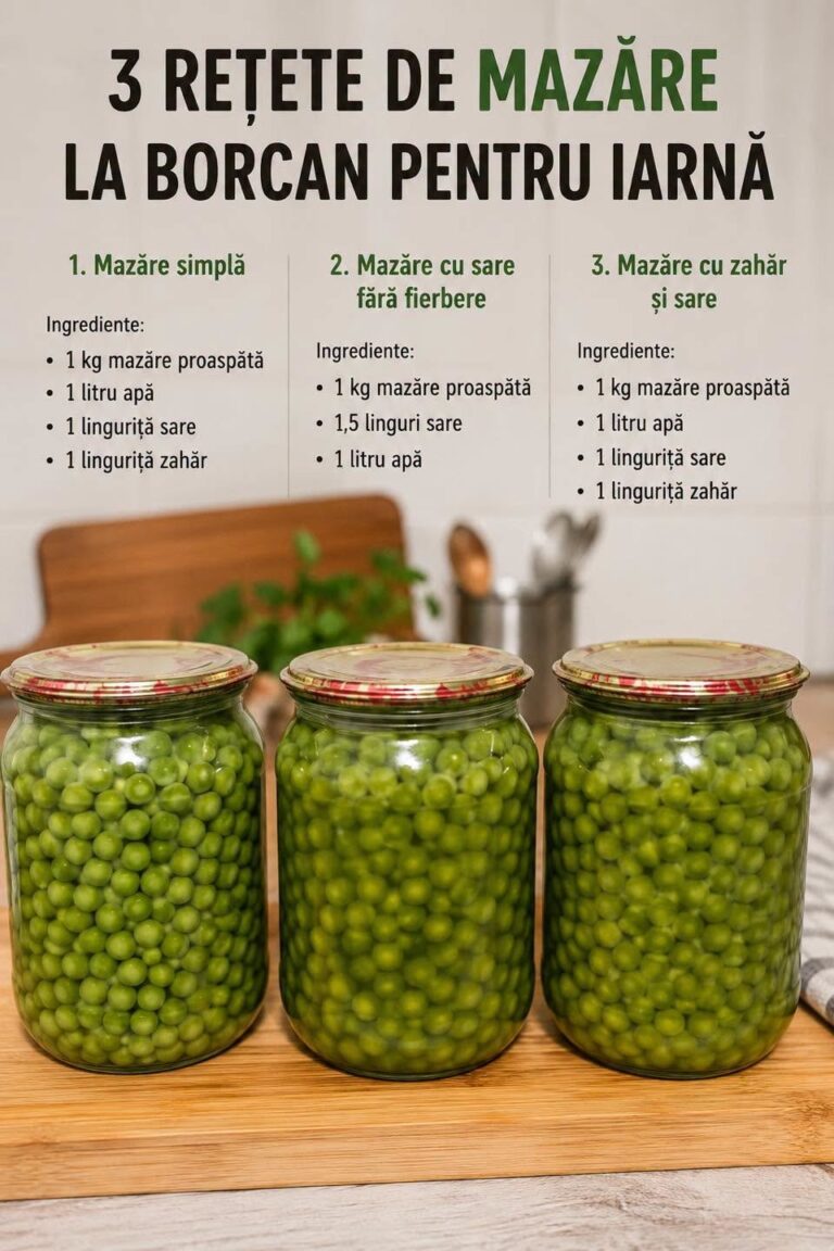 Cum să conservezi mazărea acasă: 3 rețete tradiționale