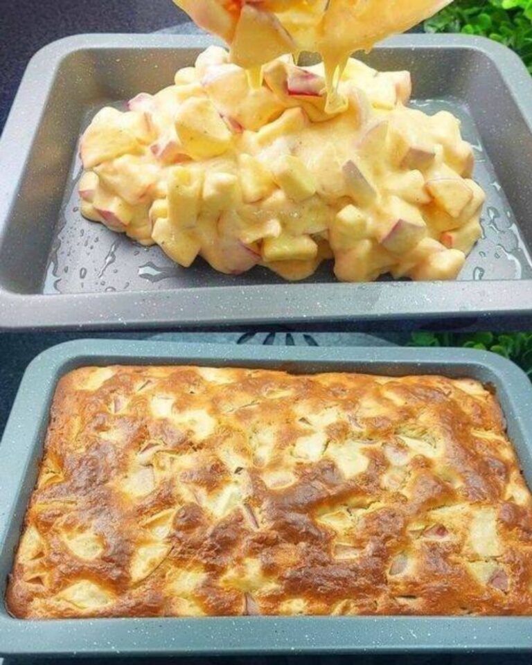 Plăcintă cu mere pufoasă și aromată – Rețetă simplă și delicioasă