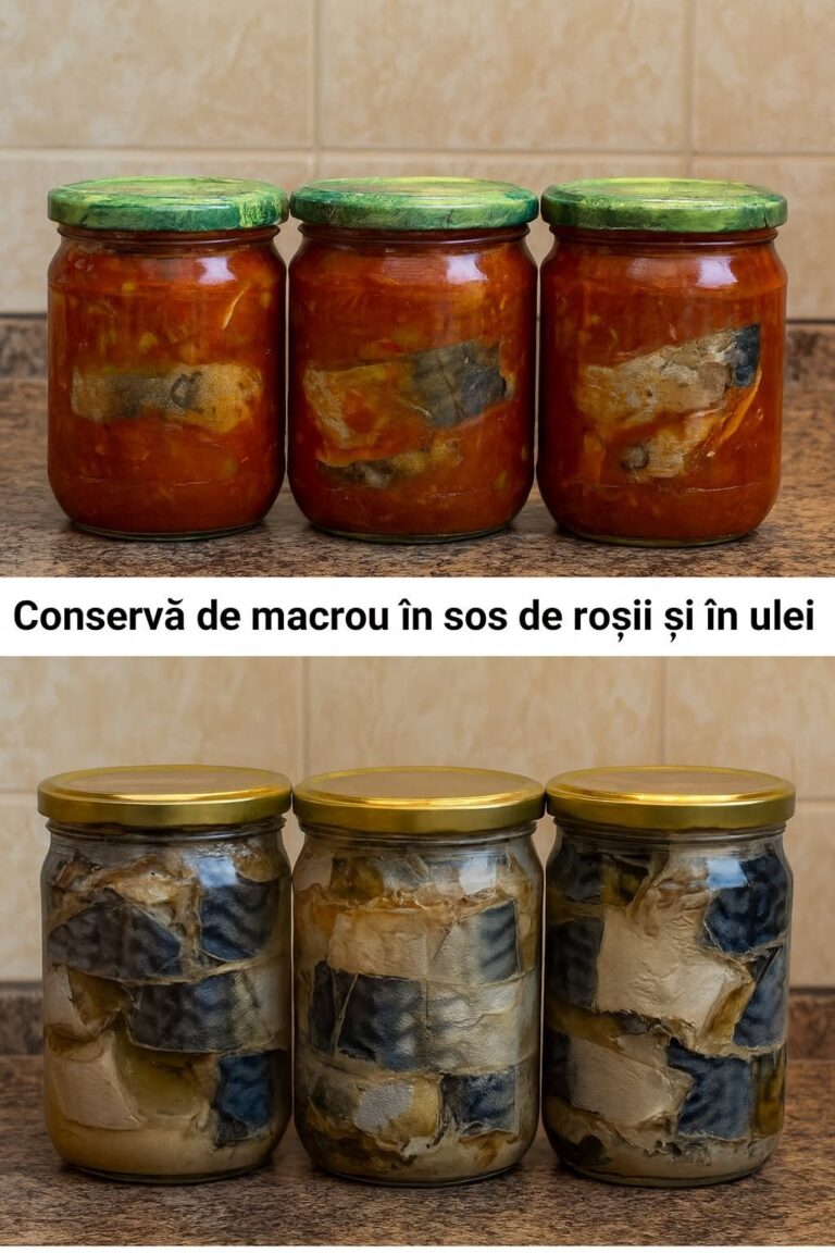 Rețete delicioase de macrou la borcan pentru iarnă