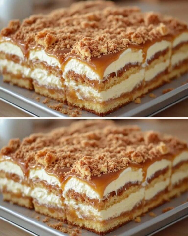 Prăjitura Nurorii Leneșe: Un desert fără coacere cu mascarpone și caramel