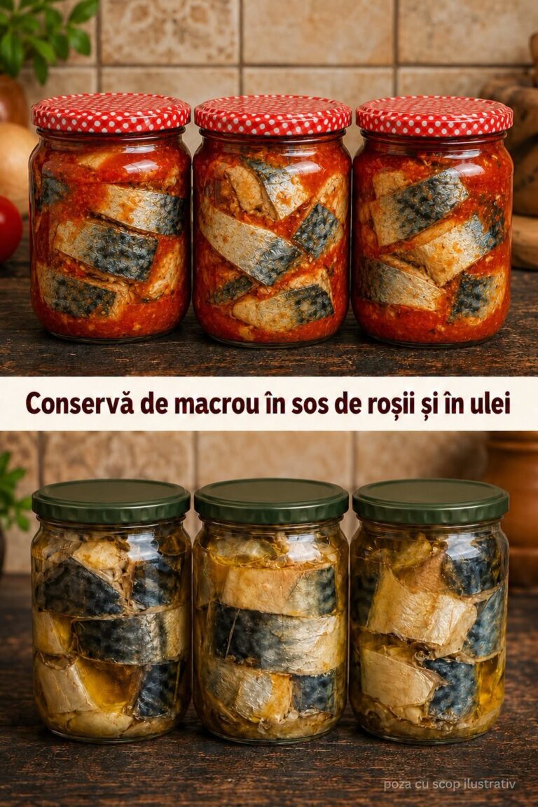 Macrou la borcan: rețete delicioase pentru conservare sigură