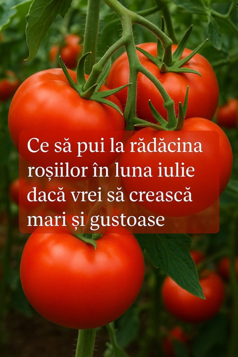Ce să pui la rădăcina roșiilor în luna iulie pentru o recoltă bogată și gustoasă
