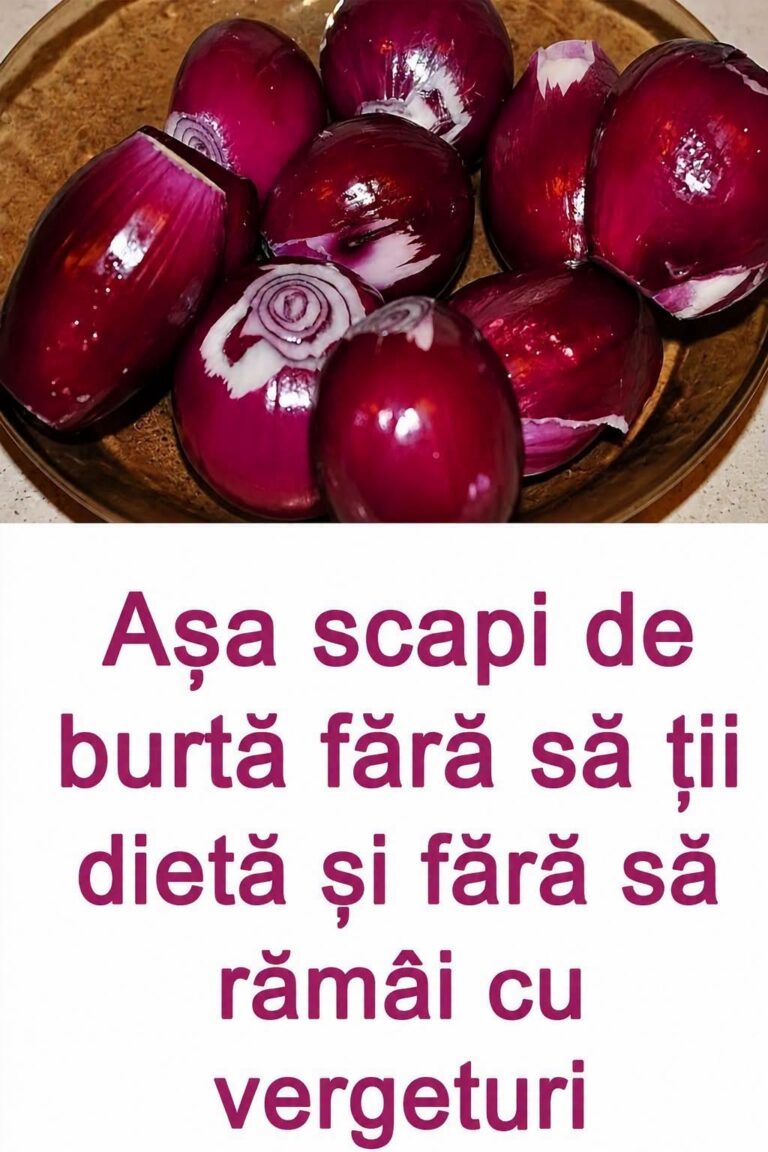 Cum să reduci grăsimea abdominală cu ajutorul cepei roșii