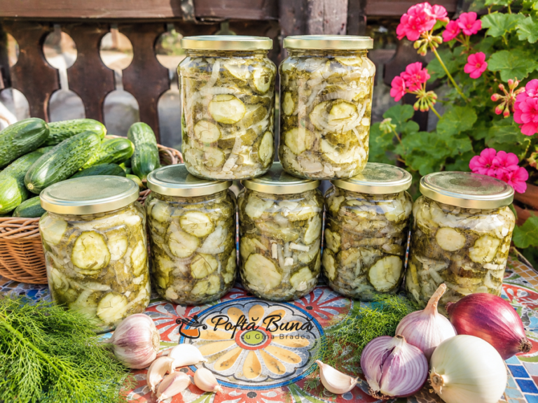 Salată de castraveți cu ceapă și mărar pentru iarnă – rețetă delicioasă de murături