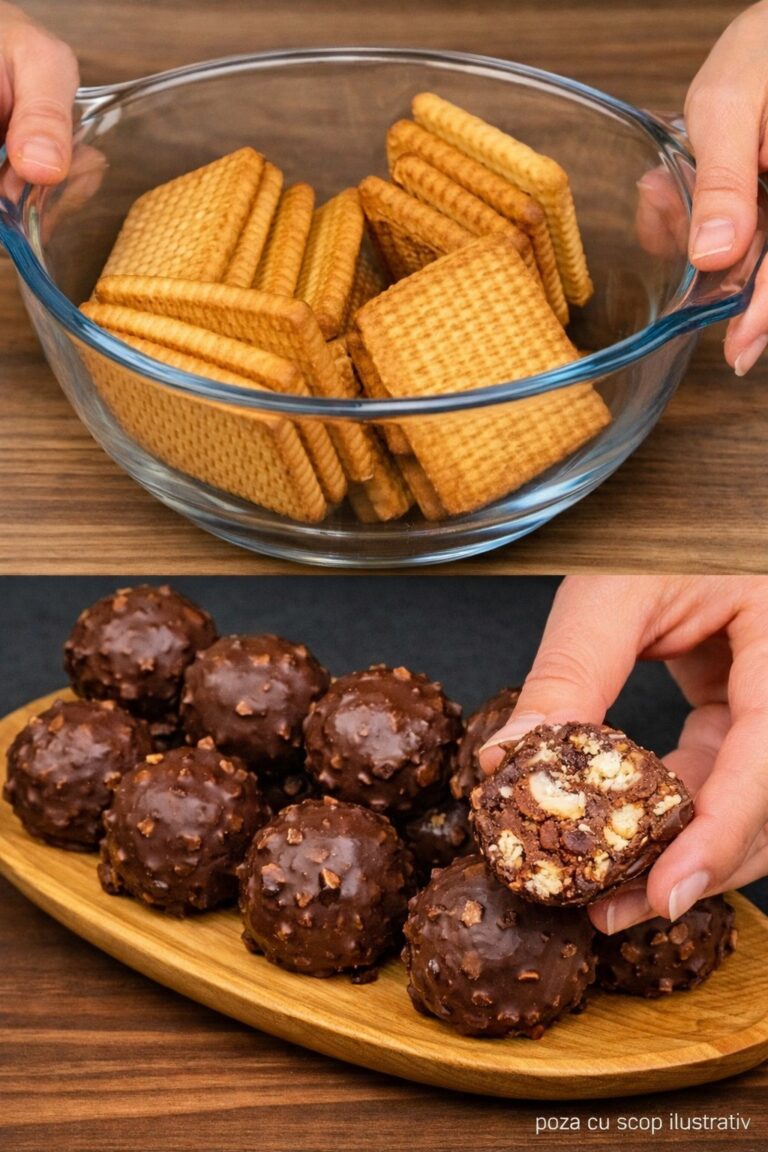 Bile din biscuiți fără coacere – un desert delicios în doar 15 minute