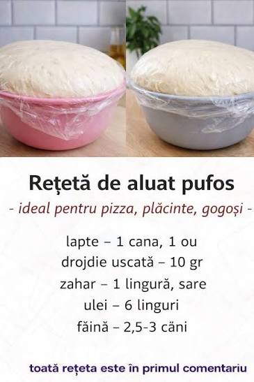 Aluat pufos, perfect pentru plăcinte, pizza sau gogoși – simplu și rapid de făcut.